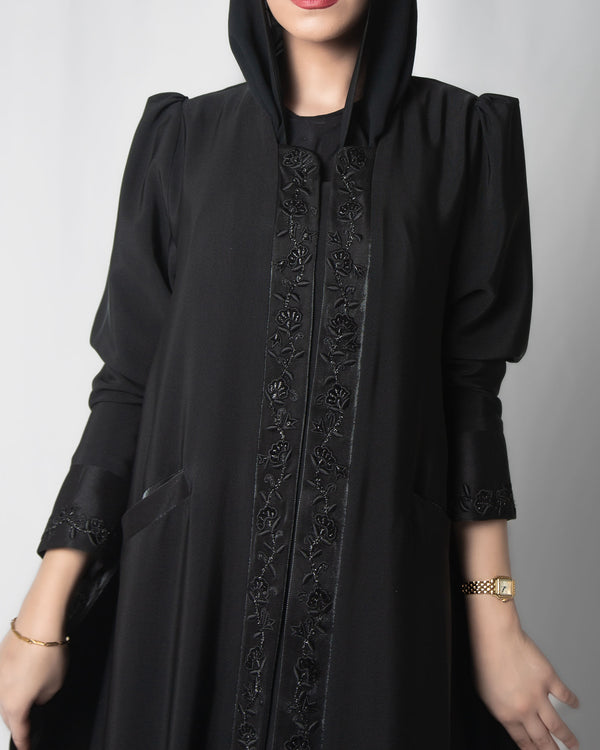 SR-OC22BDA-ESRE117 SHINY FLOWER IN BLACK