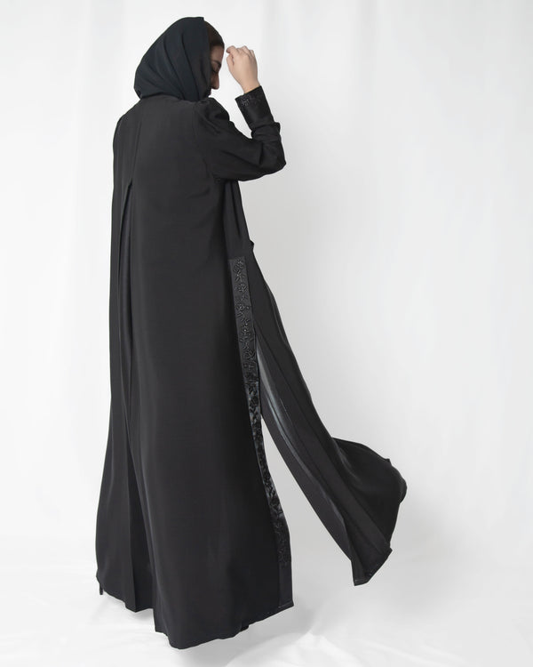 SR-OC22BDA-ESRE117 SHINY FLOWER IN BLACK