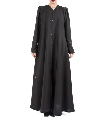 SR-MA24BDA-ESRE066 PLAIN IN BLACK SNAPS