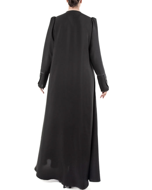 SR-MA24BDA-ESRE066 PLAIN IN BLACK SNAPS