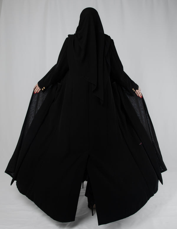 SR-MA25BCO-NCE017-COLLAR IN GOLDEN BUTTONS