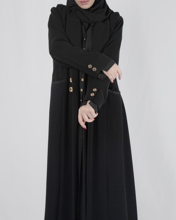 SR-MA25BCO-NCE017-COLLAR IN GOLDEN BUTTONS