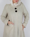 SR-JU25BCO-NCE026 - BEIGE LINEN COAT