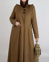SR-JU25BCO-NCE026 OLIVE LINEN COAT