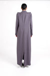 PURPLE LINEN COAT