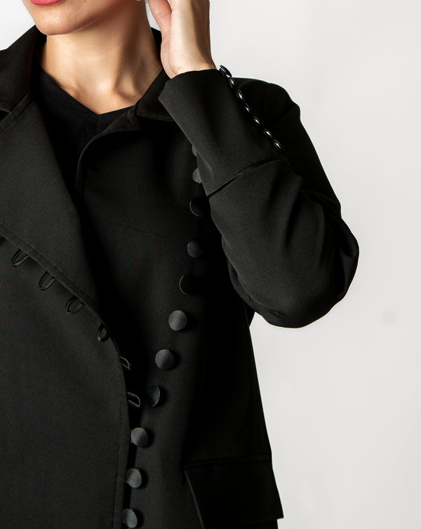 SR-NO25BCO-NCE037-LOOPS COAT