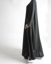 SR-MA24BDA-ESRE017 PLAIN ABAYA IN BUTTONS