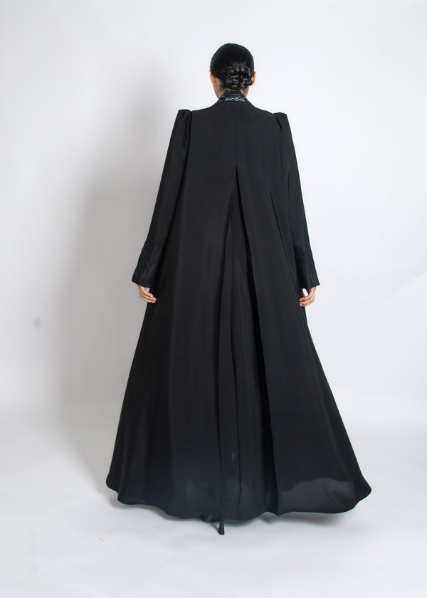 SR-AU23BDA-ESRE098 MONOCHROME BLACK LINEN