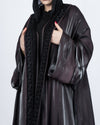 VINTAGE BLACK SILK