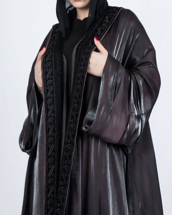 VINTAGE BLACK SILK