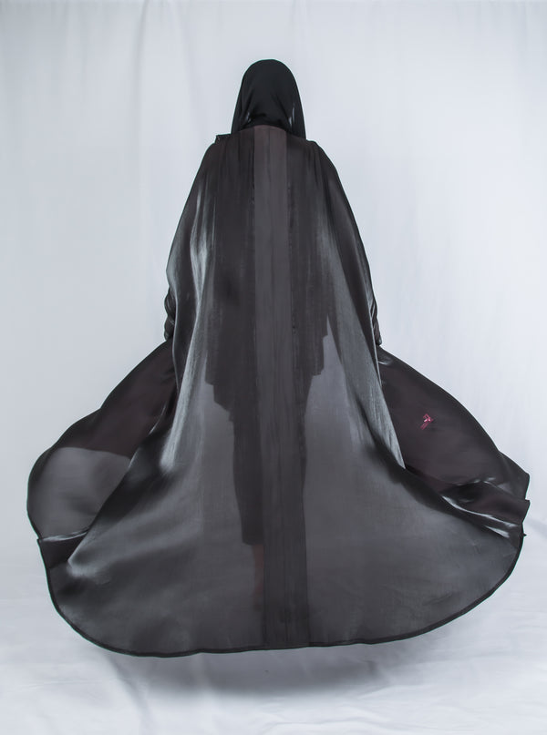 VINTAGE BLACK SILK