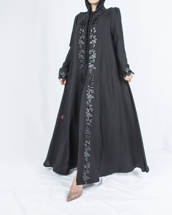 SR-SE23BDA-ESRE052 STENCIL VELVET LEAVES