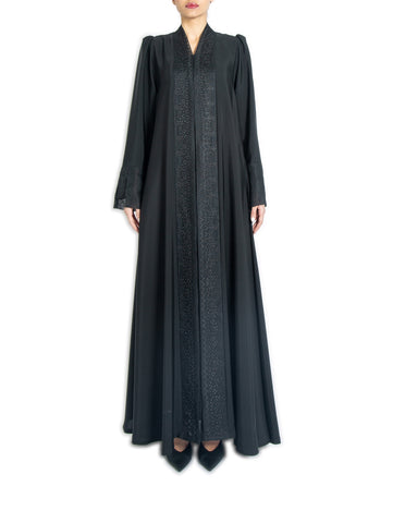 BLACK LINEN EMBRO