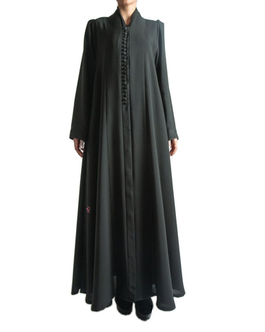 PLAIN ABAYA IN BUTTONS