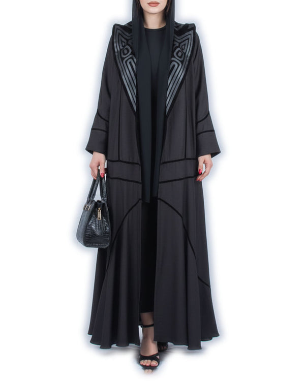 COLLAR IN VELVET RUFFLES