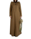OLIVE LINEN COAT