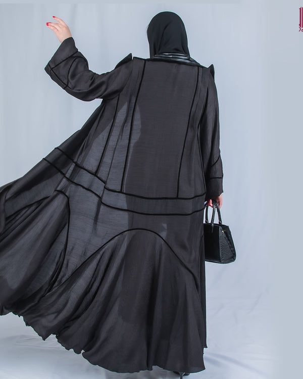 COLLAR IN VELVET RUFFLES