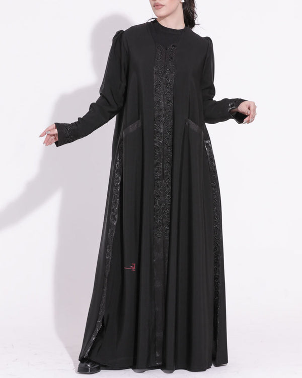 SR-OC22BDA-ESRE117 SHINY FLOWER IN BLACK