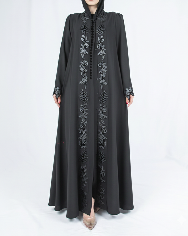 SR-SE23BDA-ESRE052 STENCIL VELVET LEAVES