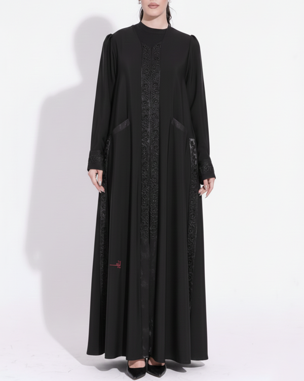 SR-OC22BDA-ESRE117 SHINY FLOWER IN BLACK