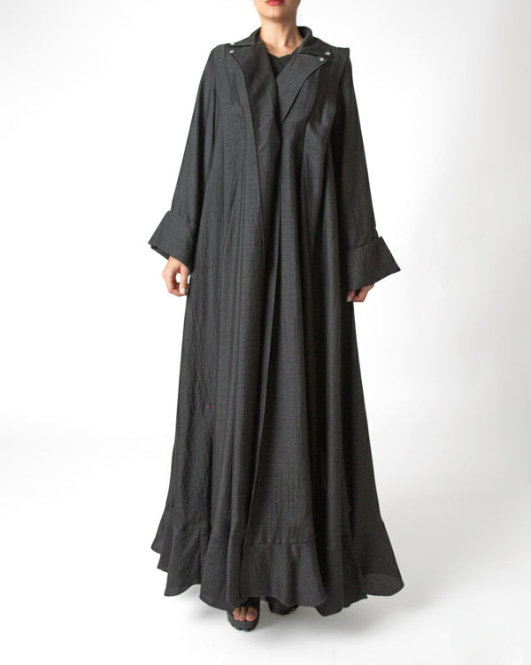 SR-JU23BCO-ESRE049 COAT SHAN RUFFLES