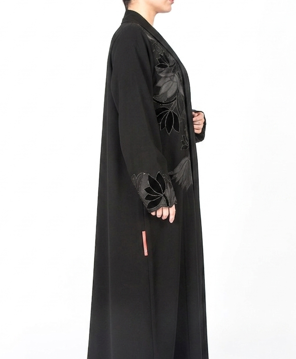 OP SHAN COAT KNITTED FLOWER V2