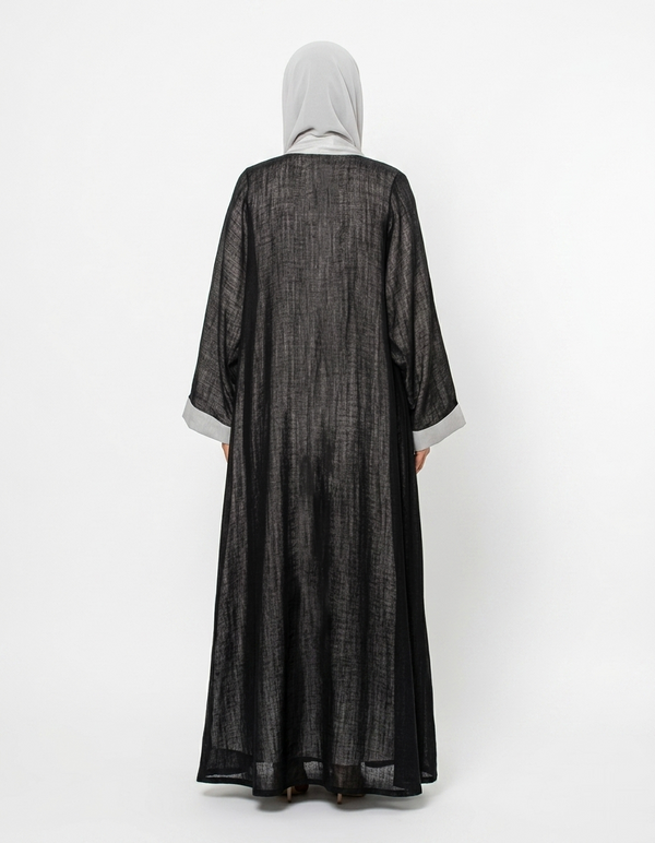 OP CREAM BLACK LINEN